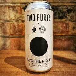 Two Flints x Mikerphone Into The Night Coconut, Vanilla & Coffee Imperial Stout 11% (440ml) - Caps and Taps