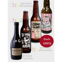 Barcelona Beer Company Lote pack mixto 24 botellas - Cervezas Diferentes