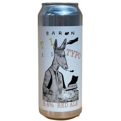 Baron Typo Red Ale 500ml (5.2%) - Indiebeer