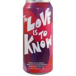 Hop Butcher For The World To Love Is To Know