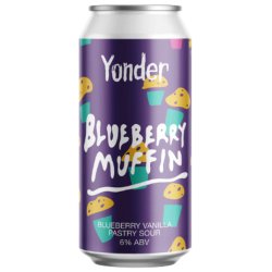 Yonder Blueberry Muffin Pastry Sour 440ml (6%) - Indiebeer