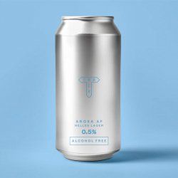 Track Brewing Co, Arosa, Alcohol Free Lager, 0.5%, 440ml - The Epicurean