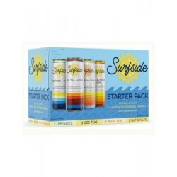 SURFSIDE VODKA TEA & LEMONADE VARIETY PACK 12oz 8PK CANS - Schaefer’s