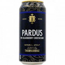 Thornbridge Brewery  Pardus - Rebel Beer Cans