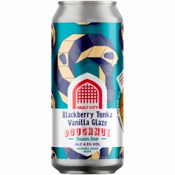 Vault City Brewing Blackberry Tonka Vanilla Glaze Doughnut Vault City Brewing Blackberry Tonka Vanilla Glaze Doughnut