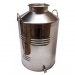 LECHERA INOX 100 L. CON LLAVE CROMADA 12 