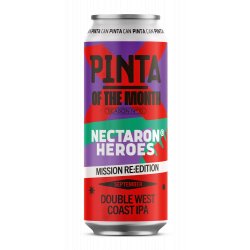 Pinta- Nectaron Heroes DIPA 8.1% ABV 500ml Can - Martins Off Licence