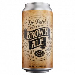 Garage Project Dr Pete's Fortifying Brown Ale 440mL - The Hamilton Beer & Wine Co