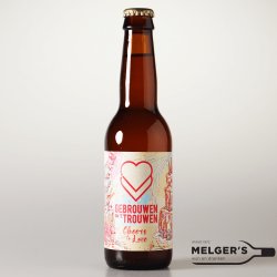 Gebrouwen Door Vrouwen  Gebrouwen om te Trouwen Cheers to Love Blond 33cl - Melgers