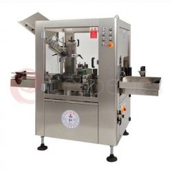 Etiquetadora capsuladora automática lineal - Industrias Céspedes