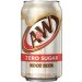 A&W Root Beer Zero Alkoholfrei - 12 x 35.5 cl Dose 