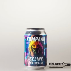 Kompaan  Foreign Legion 2023 Seline Sentinelle White Wine Barrel Aged Imperial Brown Ale 33cl Blik - Melgers