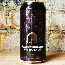 Vault City Blackcurrant Kir Royale 8% (440ml) - Caps and Taps