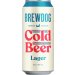 Brewdog Cold Beer Gluten Free 3.4% - 44 cl Dose 