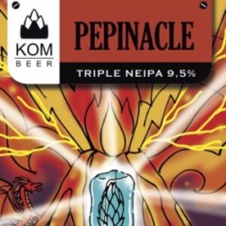 KOM Beer PEPINACLE neipa 9,5 % - KOM Beer