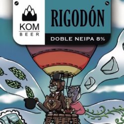 KOM Beer RIGODON neipa 8 % - KOM Beer