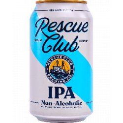 Rescue Club Brewing Co Rescue Club IPA (Non Alcoholic) - Half Time