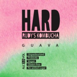 HARD Guava, Rudy’s Kombucha - Nisha Craft