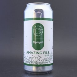 Left Handed Giant  Stigbergets - Brewpub: Amazing Pils - 4.8% (440ml) - Ghost Whale