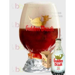 Gulden Draak - PACK 1 copa huevo de dragón - y 6 botellas Gulden Draak 33 cl - Cervezas Diferentes