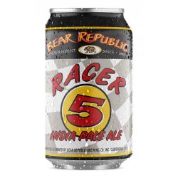 Bear Republic - Racer 5 IPA 7.5% ABV 355ml Can - Martins Off Licence