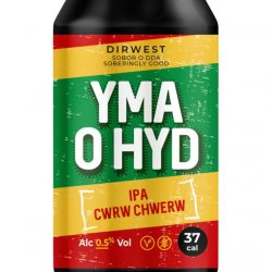 Dirwest Yma O Hyd IPA 0.5%ABV 330ml can - Stori Beer & Wine