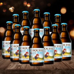 Brasserie D'achouffe CHOUFFE Belgian Alcohol-Free Blonde Ale 330ml Bottles - ABV 0.4% (12 Pack) - Beerhunter