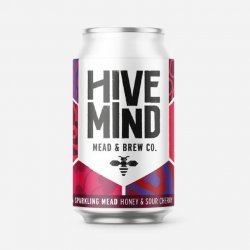 Hive Mind HONEY AND SOUR CHERRY SPARKLING MEAD 3.4% 330ml Can - Stori Beer & Wine