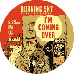 Burning Sky - Im Coming Over - 6.5% Bright IPA - 440ml Can - The Triangle