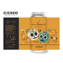 Cierzo La Federal  Chili Porter(Pack de 12 latas) - Cierzo Brewing