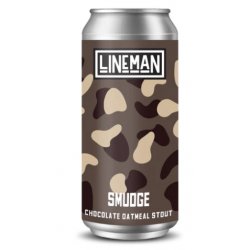 Lineman- Smudge Chocolate Oatmeal Stout 5.2% ABV 440ml Can - Martins Off Licence