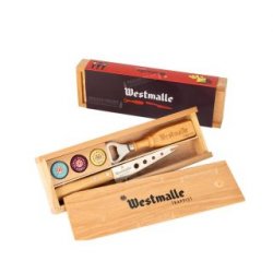 westmalle pack regalo cuchillo de queso - Belgas Online