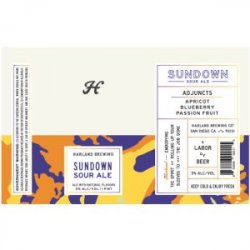 Harland Sundown Sour Ale 16oz can - Bine & Vine