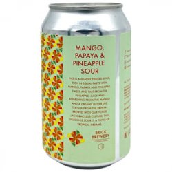 Brick Brewery Brick Mango, Papaya and Pineapple sour - Beer Shop HQ