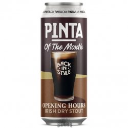 PINTA Opening Hours