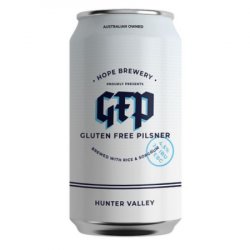 Hope Brewery Gluten Free Pilsner Hope Brewery Gluten Free Pilsner