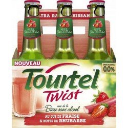 Tourtel TWIST FRAISE RHUBARBE 25cl (pack de 6) - Selfdrinks