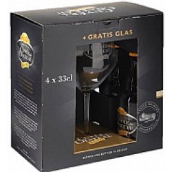 Пиво Kasteel - 4x0,33 Cuvee du Chateau + 1 бокал  1500 мл, 11% - Пиво лучше - pivoluchshe