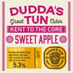 Duddas Tun Sweet Cider (Bag In Box) - Drink It In