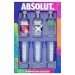 Absolut Vodka Glass & Miniature 3 x 5cl Gift Set 