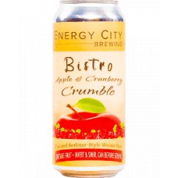 Energy City Brewing Bistro Apple & Cranberry Crumble - Half Time