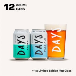 Starter Pack - Cans with Days Pint Glass - Days