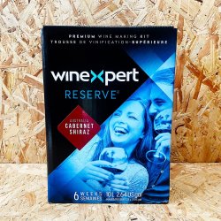 WineXpert Reserve - Cabernet Shiraz Australia - 30 Bottle Red Wine Kit - Brewbitz Homebrew Shop