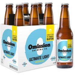 Omission Glutten Free Ultimate Light Golden Ale 6 pack 12 oz. Can - Petite Cellars