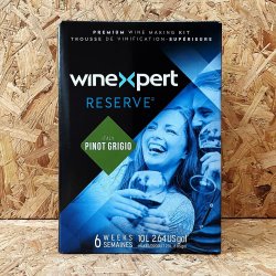 WineXpert Reserve - Pinot Grigio Italy - 30 Bottle White Wine Kit - Brewbitz Homebrew Shop