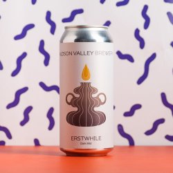 Hudson Valley  Erstwhile Dark Mild  4.0% 16oz Can - All Good Beer