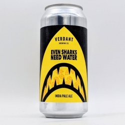 Verdant - Even Sharks Need Water - 6.5% Citra Galaxy IPA - 440ml Cans - The Triangle