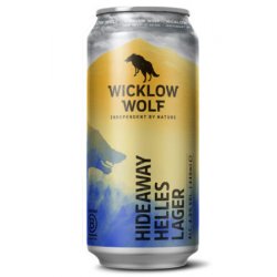 Wicklow Wolf Hideaway Helles Lager  4.0%  24 x 440ml - Wicklow Wolf