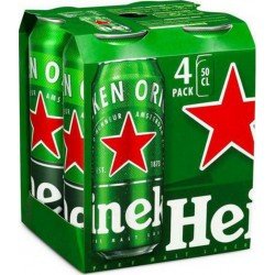 Heineken BiÃre blonde 50cl 5%vol. (pack de 4) - Selfdrinks