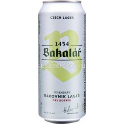 Tradiční pivovar v Rakovníku Bakalář Za studena chmelený / Dry Hopped Lager